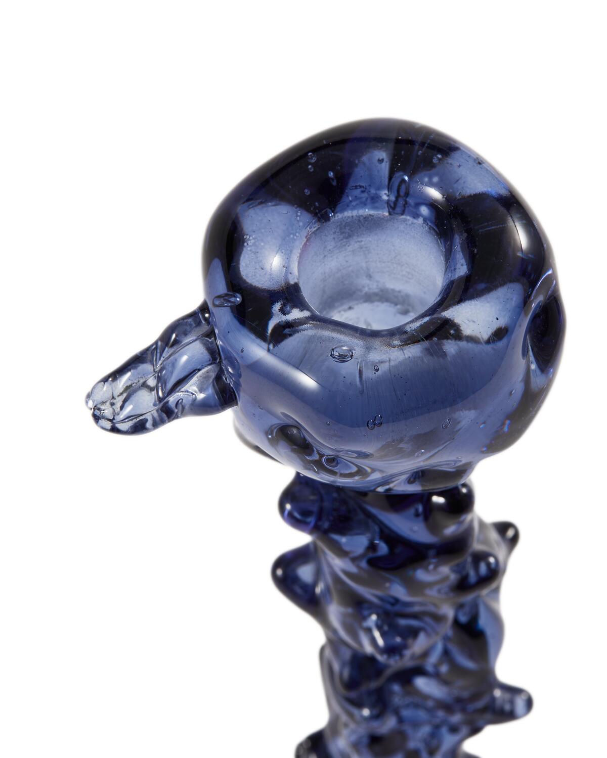 Drip lysestage, L - blå